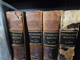 Books in the Muchmore Presidential History Collection.